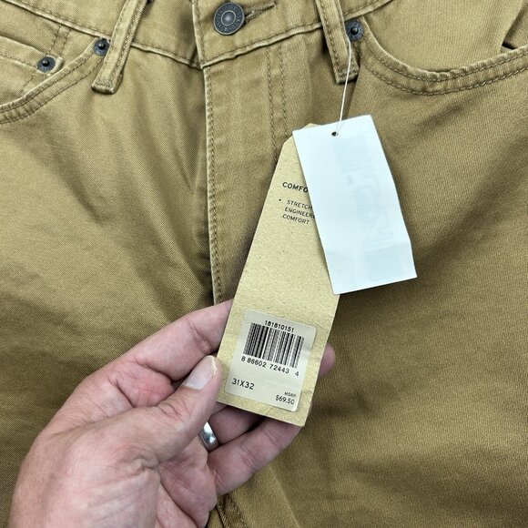 Levi's 541 Athletic Taper Men's Gold Stretch Jeans Size 31 x 32 - Picture 13 of 16